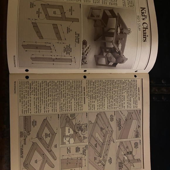 🎉5/$10🎉 Woodsmith magazine number 56 April 1988 versatile computer furniture - Picture 4 of 8